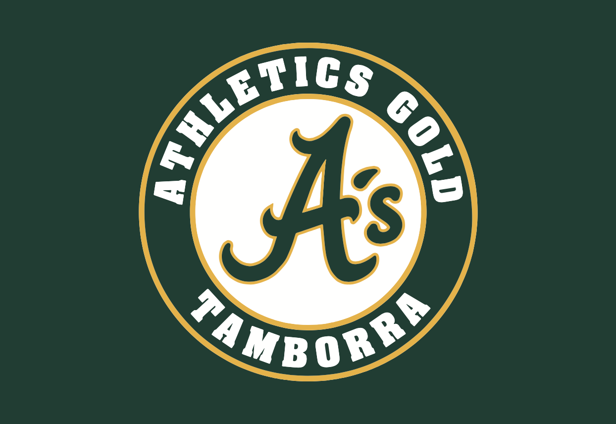 2x3 Custom Athletics Gold Flag - Green