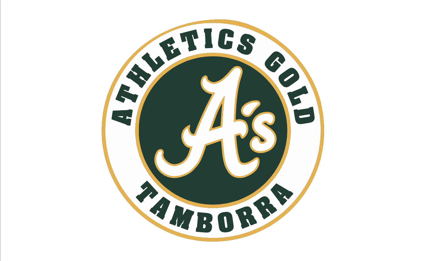 3x5 Custom Athletics Gold Flag - White